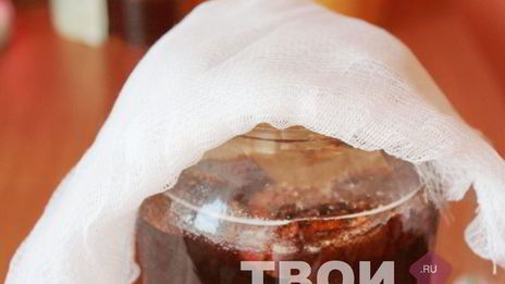 домашний квас из ржаного хлеба