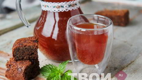 домашний квас из ржаного хлеба