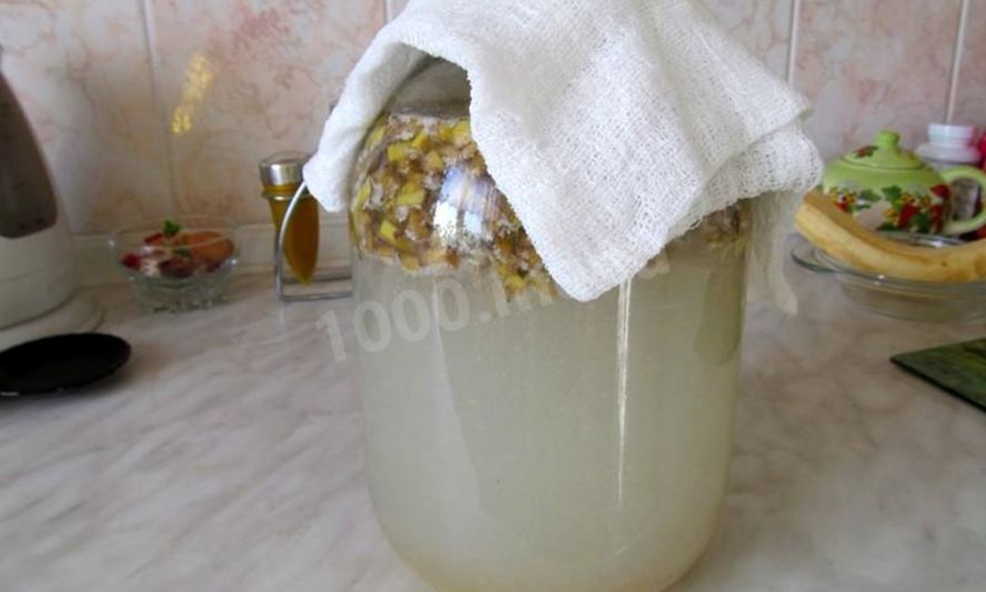 Рецепт кваса из березового сока с сухофруктами