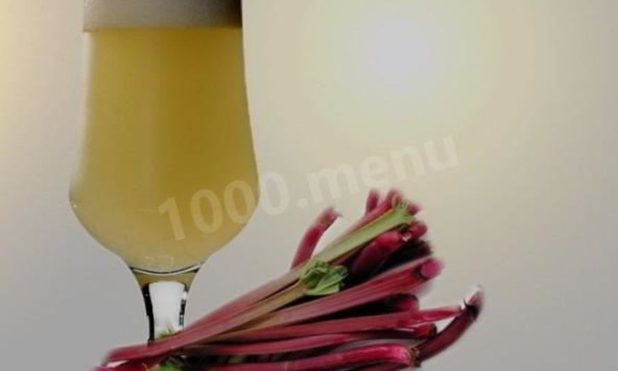 Рецепт кваса из ревеня