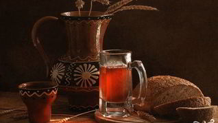 Квас из ржаного хлеба