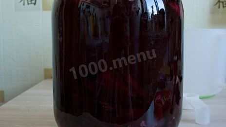 свекольный красный квас из сырой свеклы