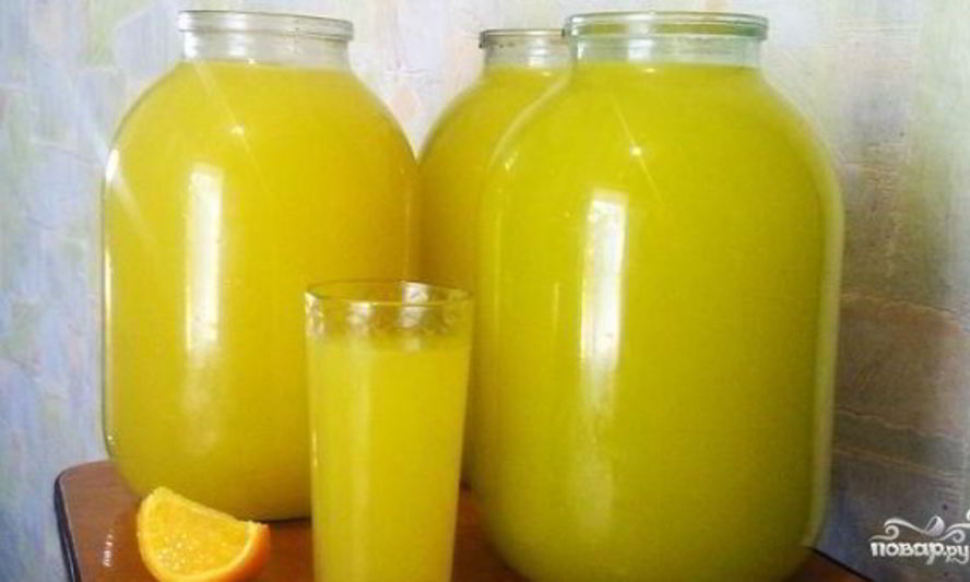 Рецепт апельсинового лимонада
