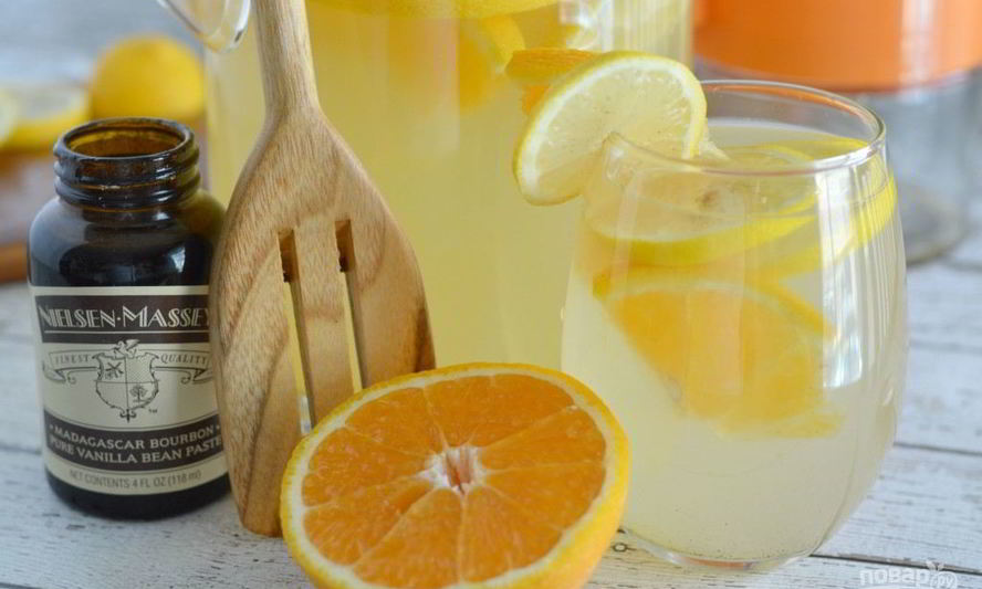 Рецепт домашнего лимонада из лимона и апельсина