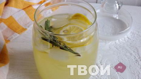 домашний лимонад с розмарином