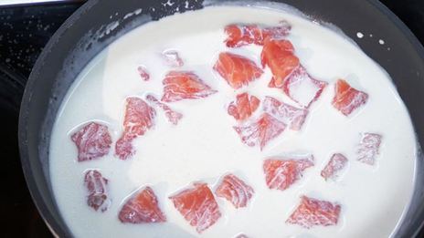 фарфалле с лососем и домашний лимонад