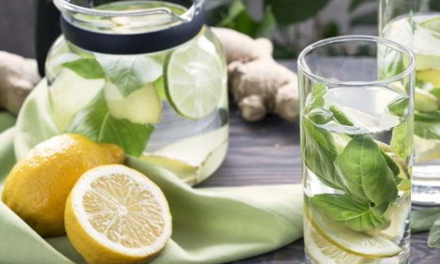 Рецепт имбирного лимонада с базиликом