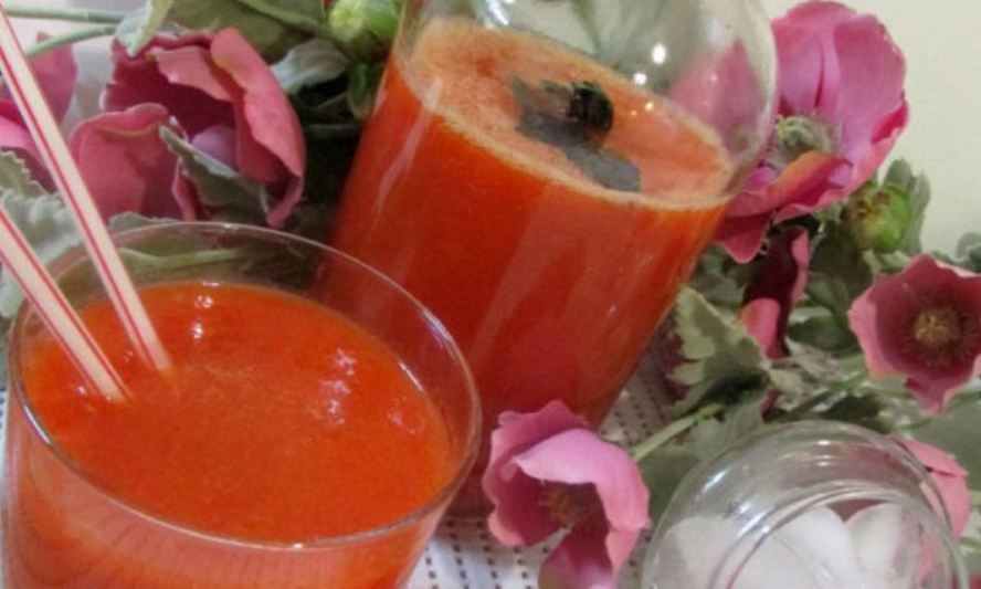 Рецепт лимонада из сладкого перца с базиликом