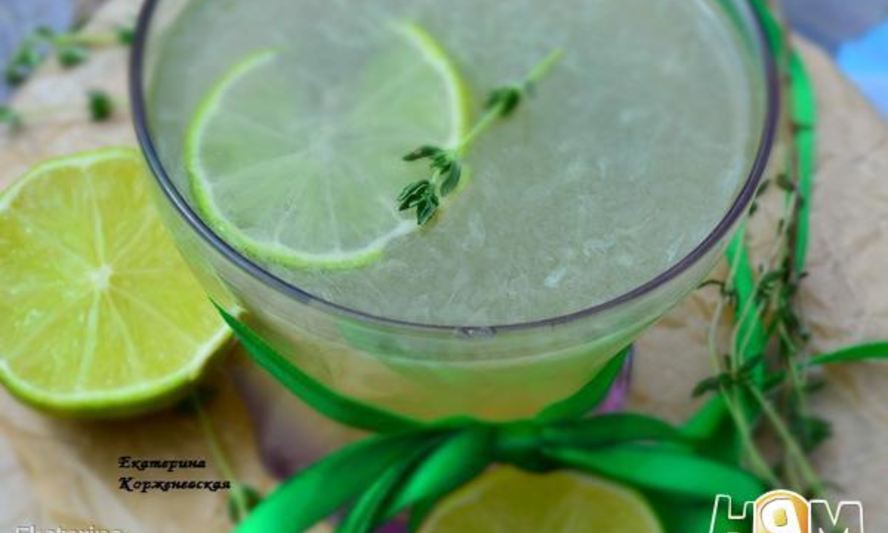 Рецепт лимонада с тимьяном и лаймом