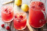Малиновый лимонад с мятой