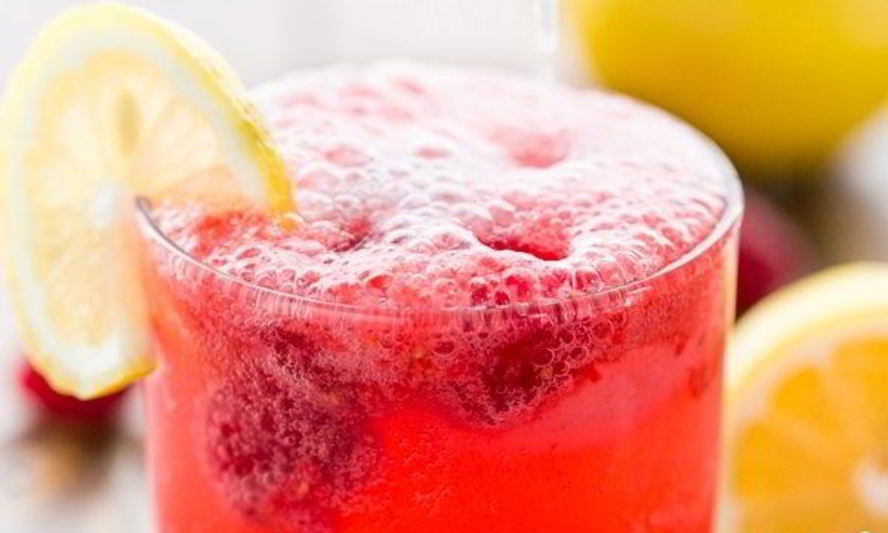 Рецепт малинового лимонада