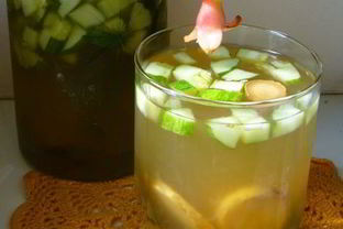 Огуречно-имбирный лимонад