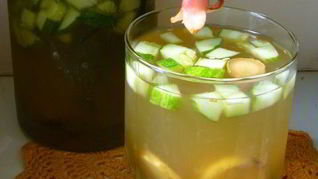 Огуречно-имбирный лимонад