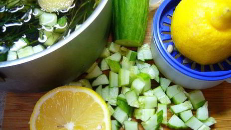 огуречно-имбирный лимонад