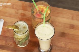 Цитрусовый лимонад с базиликом