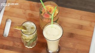 Цитрусовый лимонад с базиликом