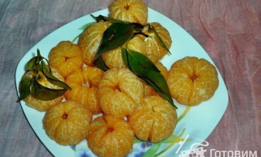 Рецепт мандаринов в пряном сиропе