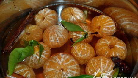 мандарины в пряном сиропе