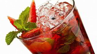 Гранатовый Мохито с лаймом