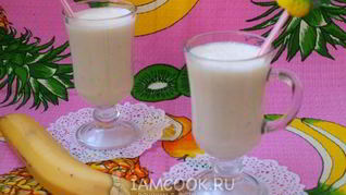 Молочно-банановый коктейль