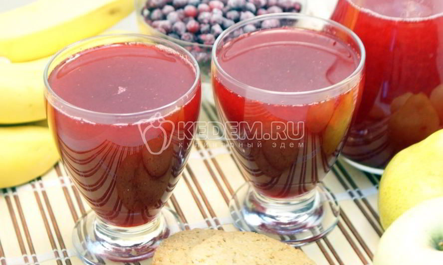 Рецепт брусничного морса