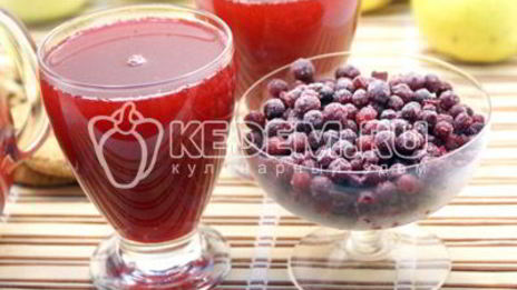 брусничный морс