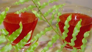 Клюквенный морс из замороженной клюквы