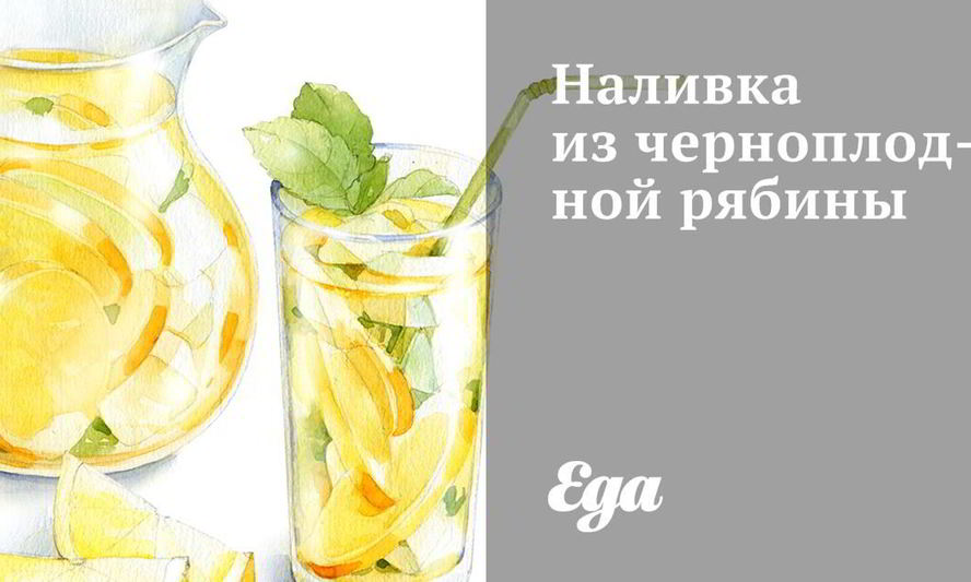 Рецепт наливки из черноплодной рябины