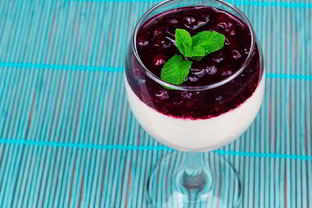 Панна котта с ягодным сиропом