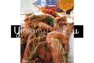 Пиво с креветками