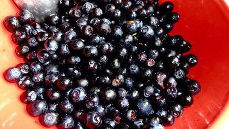 бананово-черничный смузи