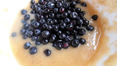 бананово-черничный смузи