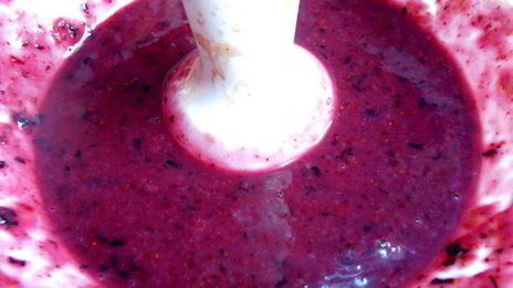 бананово-черничный смузи