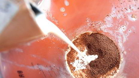 бананово-шоколадный смузи