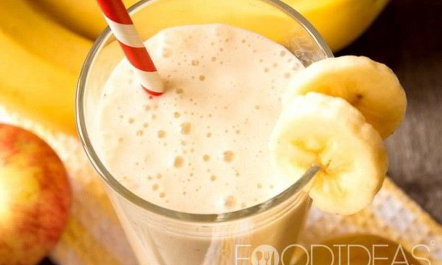 Рецепт бананова-яблочного смузи