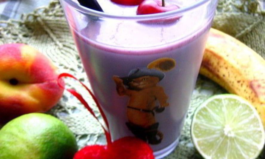 Рецепт бананового смузи с лаймом