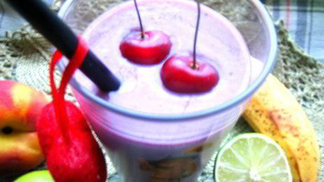 банановый смузи с лаймом