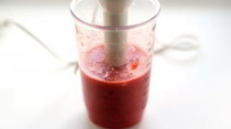 клубнично-банановый смузи