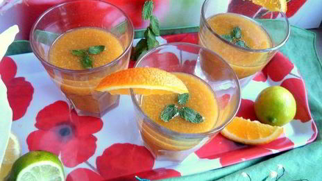 оранжевый смузи