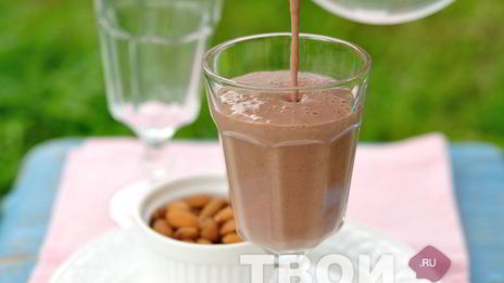 шоколадно-малиновый смузи для взрослых