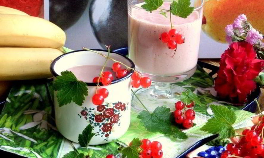 Рецепт смородинового смузи