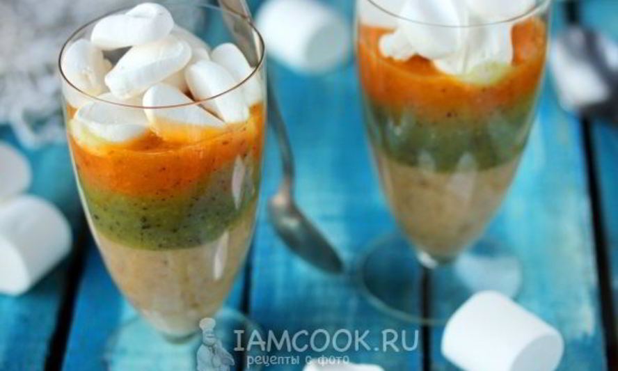 Рецепт смузей-десерта с маршмэллоу