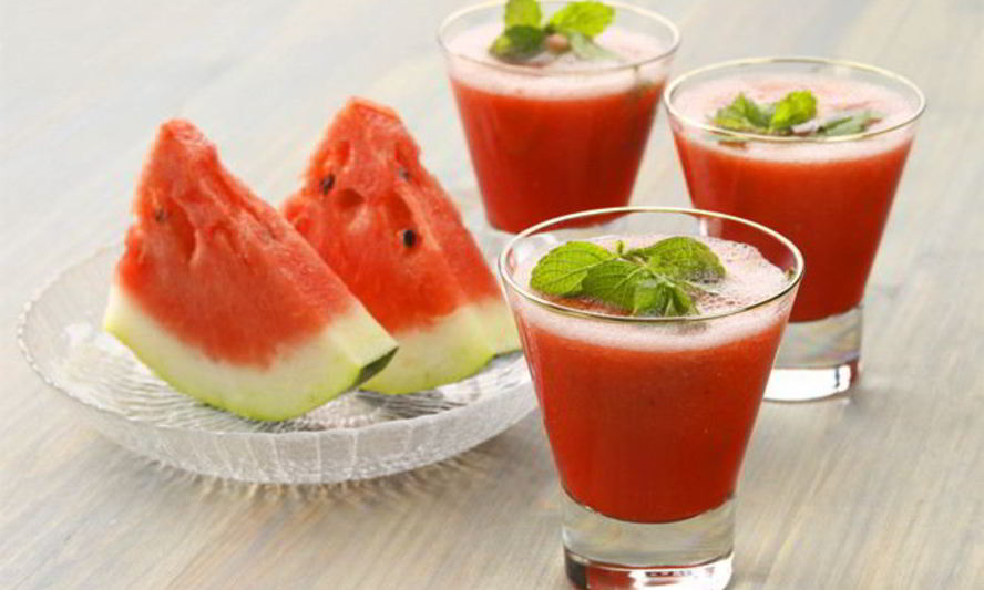 Рецепт смузей из арбуза и мяты