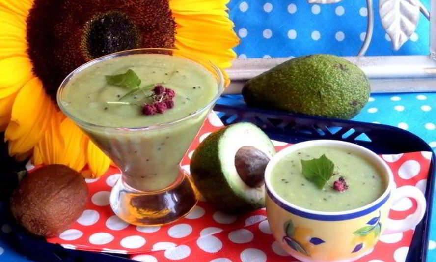 Рецепт смузей из авокадо и киви
