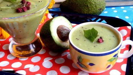смузи из авокадо и киви