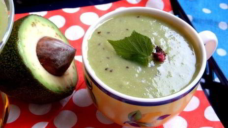 смузи из авокадо и киви