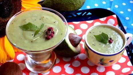 смузи из авокадо и киви