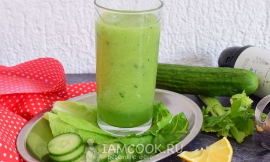 Рецепт смузей из огурцов и сельдерея
