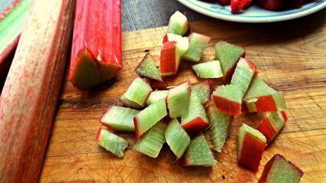 смузи из ревеня, киви и банана