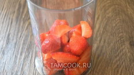 смузи клубничный чизкейк